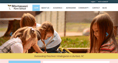 Desktop Screenshot of montessorifarmschool.com